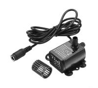 Vibsky Quiet Brushless Submersible for Water Pump 12V 400LH 10W with Filter Aquarium Pond Fish for Tank Fountain