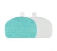 Vibsky Replacement Mop Pads for Leifheit CleanTenso Power 2.0 Steam Cleaner, Microfiber Floor Pads 31.5 cm x 19.2 cm, Blue, for Hardwood Tile Marble (2 Pack)