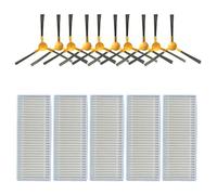 Vibsky Replacement Side Brushes Filters Set For IKOHS Netbot S12 ForT550W Robotic Vacuum Cleaner Parts Accessories