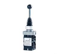 Vibsky Rotary Cross Rocker Joystick Switch for Industrial Control Panels and Machinery, 22mm Panel Mount, 2NO/4NO Joystick Controller, Momentary or Latching(4 Position Momentary)