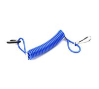 Vibsky Safety Stop Key Lanyard Outboard Motors, 16m Blue Floating Rope with Rotating Hook for Mercury Ski Kill Switch
