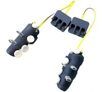 Vibsky Self-Made Magnetic Game Controller for iPad, 3D Printed Case with Pulse Function, Yellow Lanyard Included(·9.7~12.1)
