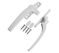 Vibsky Sliding for Door Handle Replacement Kit, 2 Pcs for Black Aluminium Alloy Casement Window Handles with Keys Left and Right Hand Installation