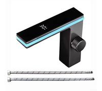 Vibsky Smart Faucet with Real-Time Temp Display, Filtration Net & Foaming Aerator, Copper Construction Water Conservation