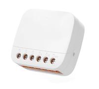 Vibsky Smart Home Switch Module for MINIR4 and Compatible Smart Switches, S-Mate2 DIY Automation Device with eWeLink Remote Control, 0.16"" White Plastic Wall Mount for EU86/120 Boxes