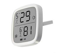 Vibsky SNZB-02D Temperature Humidity Sensor LCD Screen for Hub | High Accuracy ±0.2°C, for zigbee 3.0 Compatible, App Alerts, Desktop Or Wall Mount