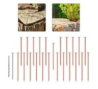 Vibsky Tree Stump Removal Copper Nails 35 Inch Pure Copper Spikes Killing Roots and Regrowth 25 Piece Kit