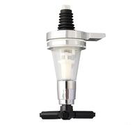 Vibsky Vertical Wall Mounted Wine Dispenser Head, 25ml 35ml 45ml Options for Bar and Home Brewing, ABS and AS Material Liquor Pouring Tool(35ml)