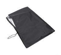 Vibsky Waterproof Robot Grass Mower Cover, for Oxford Fabric Windproof Sun Protection, Secure Drawstring Fit for Garden Tools, Black(420D 78 * 56 * 36cm)