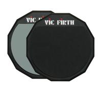 Vic Firth 12 Double Sided Practice Pad with Soft and Hard Rubber