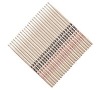 Vic Firth 5A Hickory Drumsticks Wood Tip 12 Pair Value Bundle