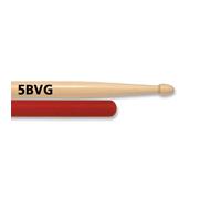 Vic Firth 5BVG Vic Grip drum sticks hickory 5B with wooden tip