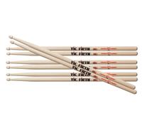 Vic Firth 7A Drum Sticks Hickory 4 Pairs Value Pack