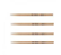 Vic Firth - American Classic® Terra Series Drumsticks 5ATN - American Hickory - Nylon Tip - 4 Pair Pack