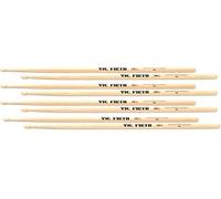 Vic FIrth - American Classic® Drumsticks 7A - American Hickory - Wood Tip - 4 Pair Value Pack