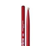 Vic FIrth - American Custom® Drumsticks - SD1 JR - Junior - Maple - Wood Tip - Red