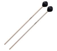 Vic FIrth - Corpsmaster® Series Marimba Mallets - M182 - Yarn - Synthetic Core - Medium - Black