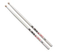 Vic FIrth - Corpsmaster® Signature Snare Drumsticks - Ralphie Hardimon Jr. - Wood Tip - White