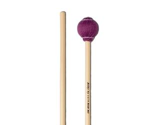 Vic FIrth - Corpsmaster® Signature Series Marimba Mallets - M265 - Ian Grom - Yarn - Medium Soft- White/Purple