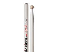 Vic FIrth - Corpsmaster® Signature Snare Drumsticks - Ralphie Hardimon Jr. - Wood Tip - White