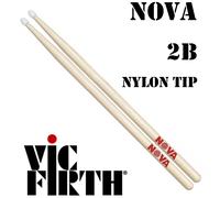 Vic Firth Drumsticks 2B Nova Hickory Nylon Tip