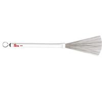 Vic FIrth - Jazz Drum Brushes - Retractable - Heavy Gauge Wire - White Plastic Handle
