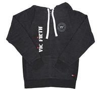 Vic Firth Logo Charcoal Grey Zip Up Hoodie - Size XL
