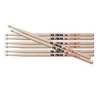 Vic Firth P2B.3-P2B.1 American Classic 2B Drum Sticks, Wooden Tip (4 Pairs)