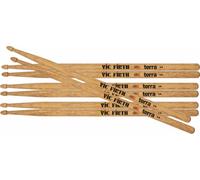 Vic Firth P5AT4PK American Classic Terra Series 4pr Value Pack Drumsticks