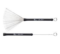 Vic FIrth - Steve Gadd Drum Brushes - Retractable - Medium Gauge Wire - Black Plastic Handle