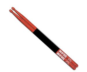 Vic Firth VF-NROCKR Nova Rock Wood Tip Drum Sticks - Red