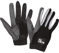 Vic FIrth - Vic Gloves - Drummer's Gloves with Improved Grip and Ventilated Palm - Black/Grey - Medium