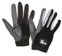 Vic FIrth - Vic Gloves - Drummer's Gloves with Improved Grip and Ventilated Palm - Black/Grey - Small