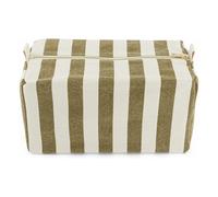 Vic striped toiletry bag Olive one size