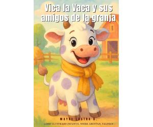 Vica la Vaca y sus Amigos de la Granja: Libro Ilustrado Infantil sobre Amistad, Valores y Animales de la Granja - Historias Cortas para Niños de 3 a 6 Años