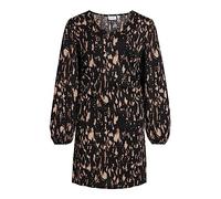 VICAIA LOA V-Neck L/S Dress/SU, Black/AOP: Loa, M