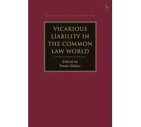 Vicarious Liability in the Common Law World (Hart Studies in Private Law)