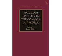 Vicarious Liability in the Common Law World (Hart Studies in Private Law)