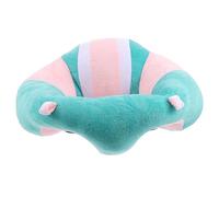 VICASKY 0.68kg Boy Girl Floor Seat Support Lounger Sofa Soft Plush Cushion for Boy Girl Comfortable Sitting Chair for Early Development Light Green and Pink Diameter