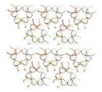 VICASKY 1 Bag Metal Butterfly Jewelry Nail Art Studs Nail Decals Bowknot Studs for Manicure Supplies for Decoration Bows Pendants and Butterfly Charms for Creative Manicure Decals