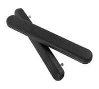 VICASKY 1 Pair ABS Plastic Wheelchair Arm Rests Replacement Pads, Long Non-Slip Armrest with 22.5Cm Hole Spacing, Universal Protective Armrest Cushions for Mobility Aids