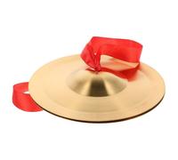 VICASKY 1 Pair Finger Cymbals for Belly Dancing Mini Hand Cymbals for Adults and Portable Alloy Percussion Instrument for Teaching and Compact and Lightweight for Easy Travel