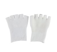 VICASKY 1 Pair White Five Toe Gel SPA Foot Socks Gel Toe Covers Foot Care Supplies for Women and