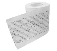 VICASKY 1 Roll Music Notes Toilet Paper Roll Soft Absorbent Decorative Tissue for Bathroom Unique for Novelty Decor Collectibles