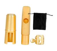 VICASKY 1 Set Alto Saxophone Mouthpiece with Protective Cap Clip and Storage Bag Durable Design for Enhanced Sound Quality and Easy Carrying for Woodwind Instrument Players