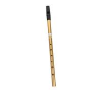 VICASKY 1 Set Aluminium Alloy Clarinet Portable High Pitch C Recorder for Children Beginners Wind Instrument Gold