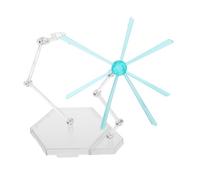 VICASKY 1 Set Miniature Doll Holder Clear Action Figure Display Stand with Quick Assembly Elegant Design for Dynamic Scenes