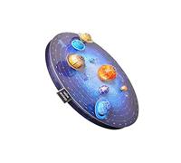 VICASKY 1 Set Solar System Puzzle Planet Models for Adults Educational Paper Craft for Color Recognition and Hands Skills for Family Fun and Jigsaw Lovers