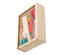 VICASKY 1 Set Wooden Fruit Cutting for Pretend Play Food for Educational Kitchen Role Play for Boys and Enhances Creativity and Hand Coordination