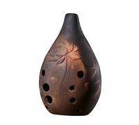 VICASKY 10 Holes Flute Ceramic Ocarina Chinese Traditional Instrument Professional Ancient Music for Artists Random Style